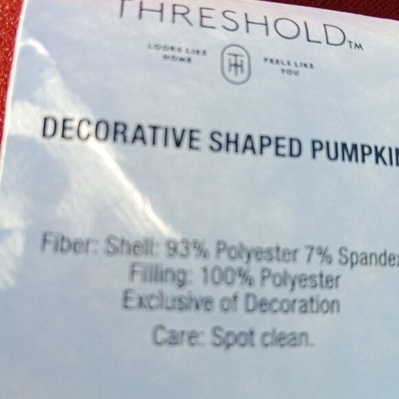 Big Fall Decor Pumpkins Cranberry and White /Cream Velvet Halloween - Picture 6 of 7